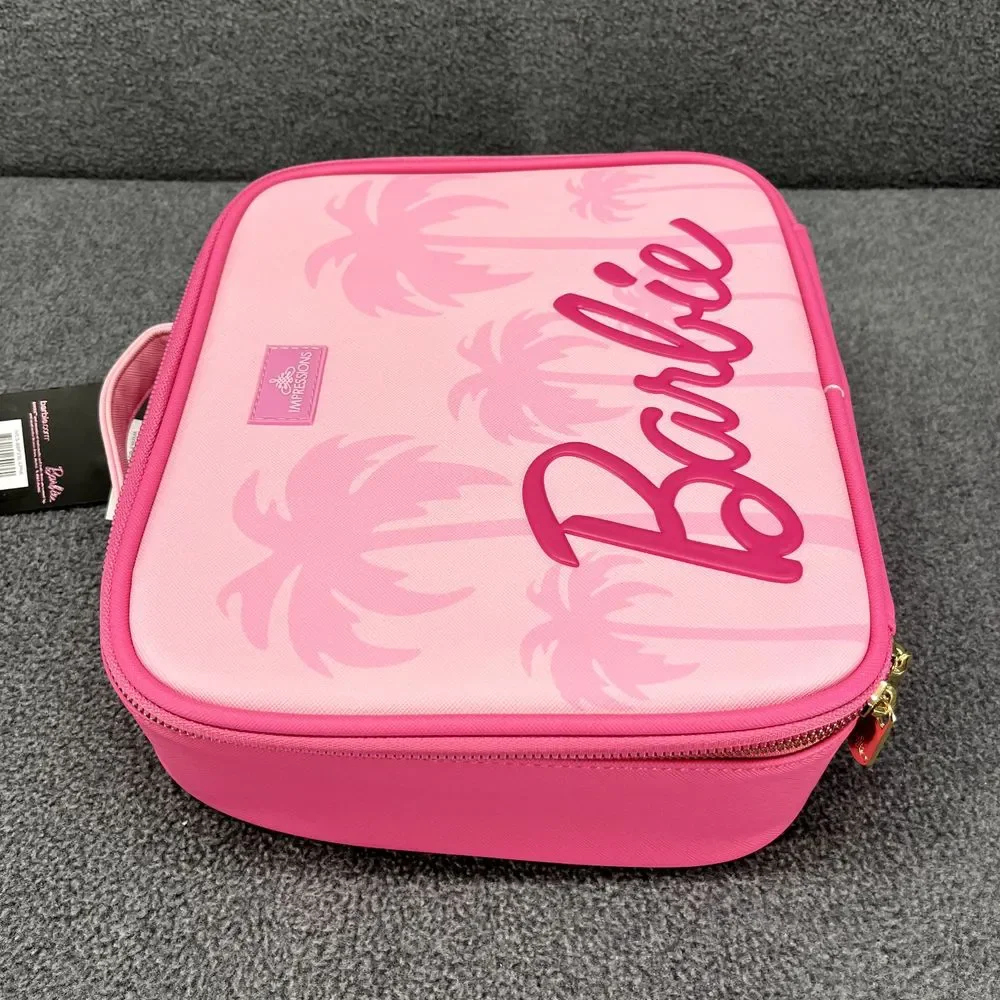 Impression Vanity Barbie Pink Cosmetic Bag with Removable‎ dividers New